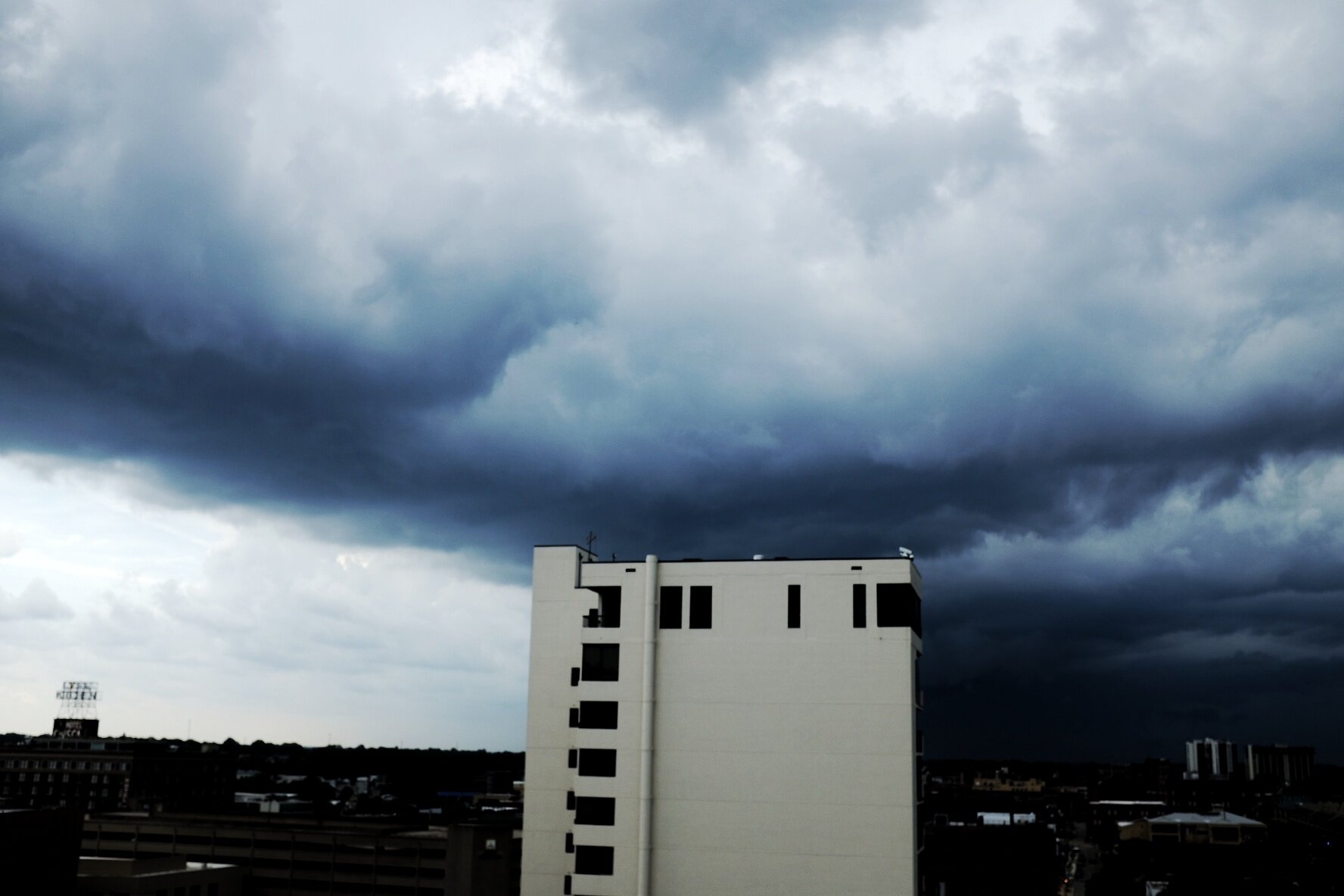 Dark Skies over Downtown Memphis