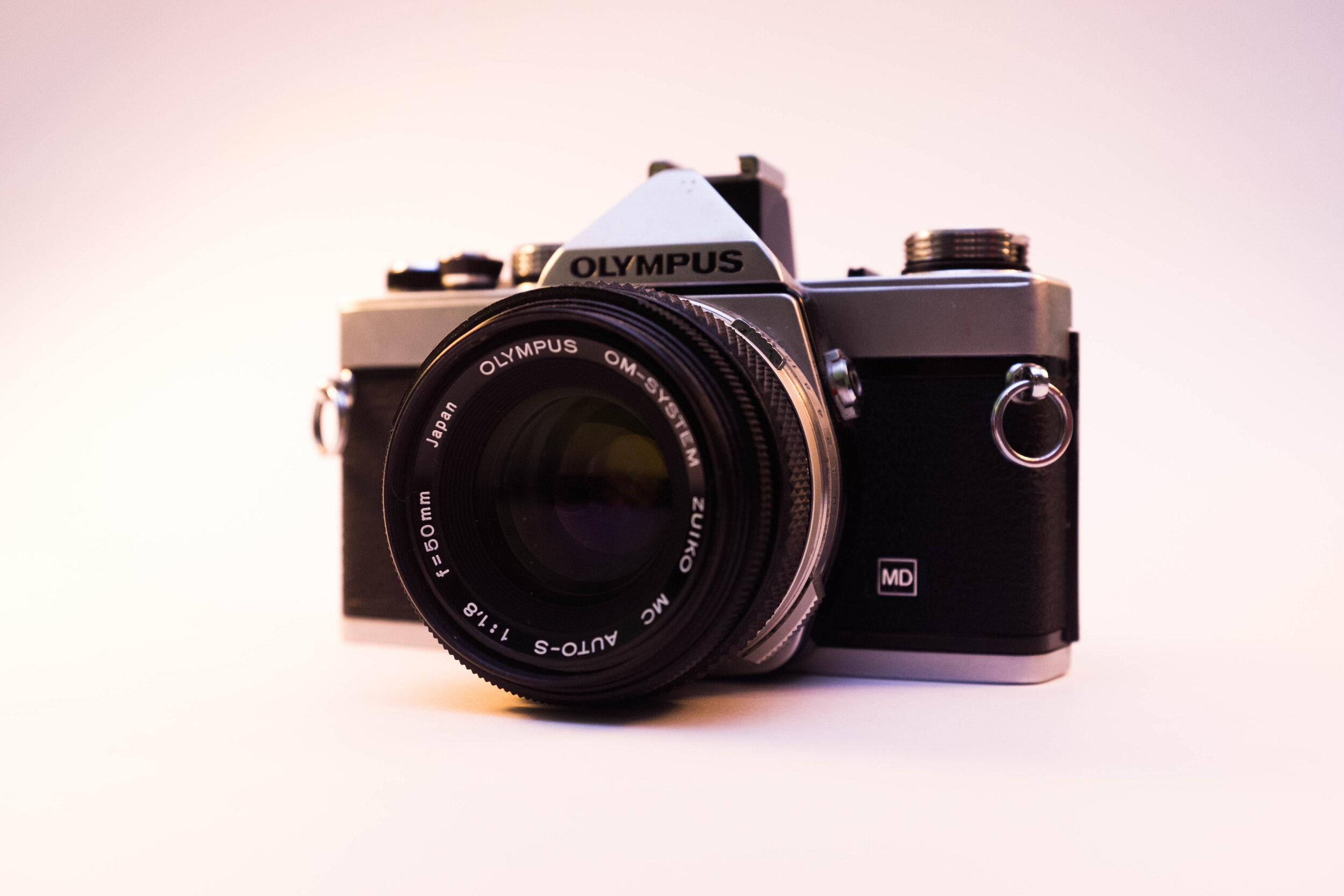 Olympus OM-1, film camera, vintage camera
