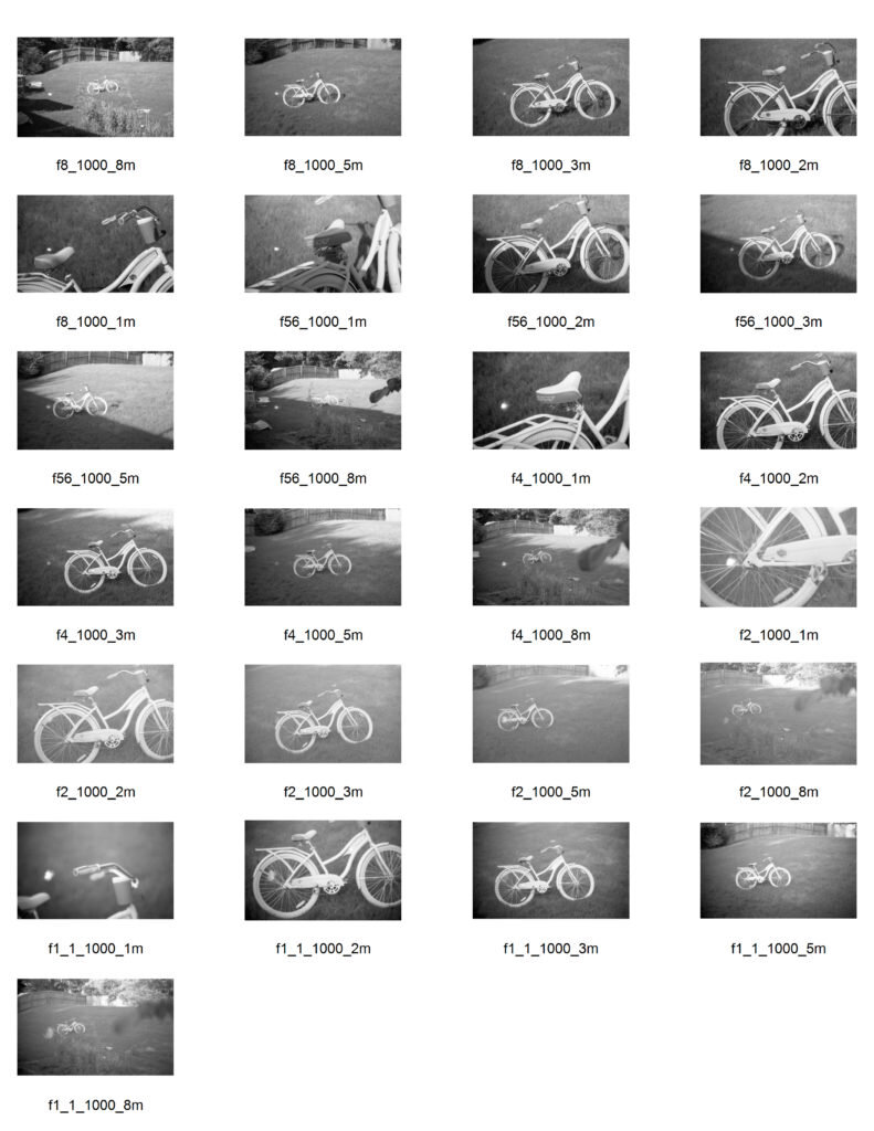 Contact Sheet - Light Leak